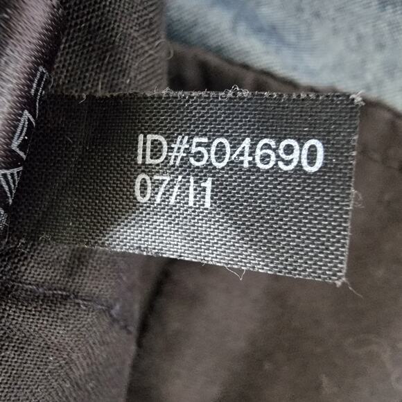 Express Editor Dark Wash Boot Cut Jeans Womens 8 Long Y2K Preppy Casual Chino - Picture 11 of 12